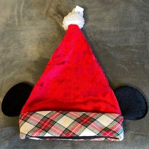 Set of 2: 2020 Disney Park Exclusive Mickey Santa Hat